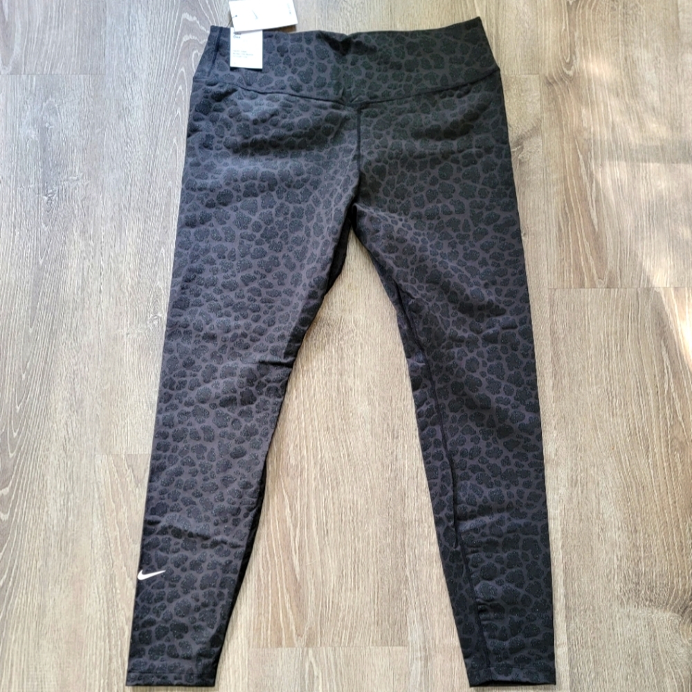 BRAND NEW Nike Dri-Fit One High Rise Printed Leggings Women's Size XL